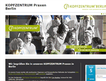 Tablet Screenshot of kopfzentrum-berlin.com